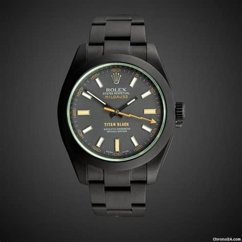 rolex milgauss titan black price